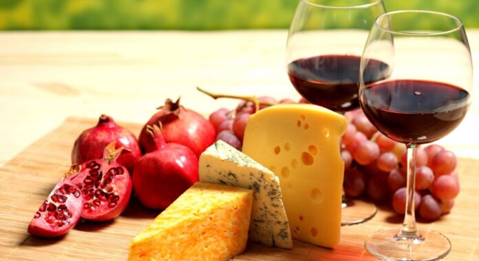 vino y quesos