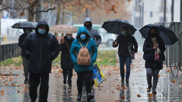 Lluvias en Santiago